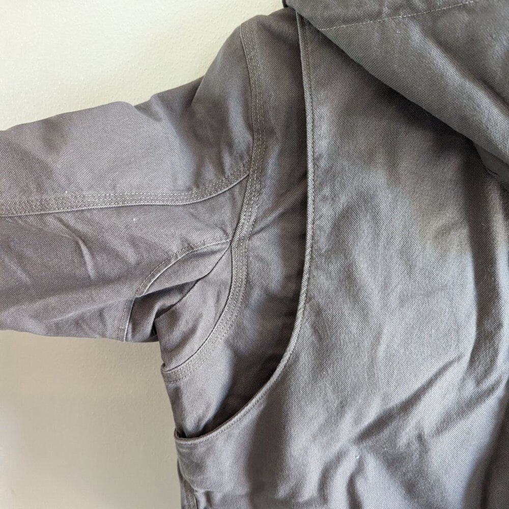 Carhartt Ladies Full Swing Loose Fit Washed Duck Sherpa Lined Jacket - L (12-14) - Picture 6 of 9